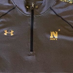 NAVY Under Armour quarter 1/4 zip size XL